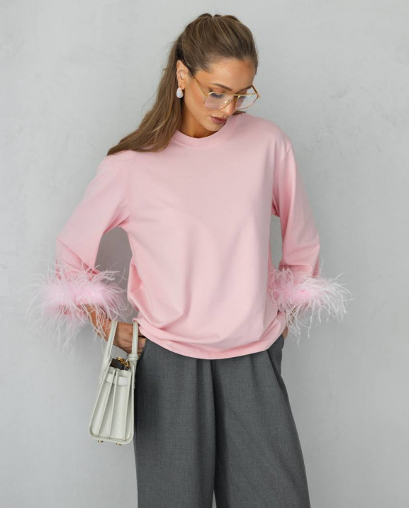 70 Лонгслів з пір’ям